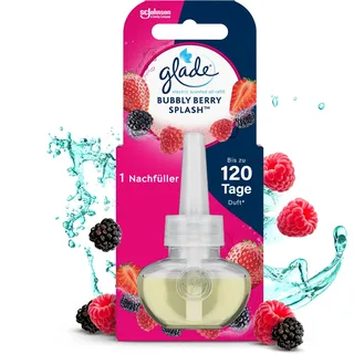 Glade (Brise) Electric Scented Oil Nachfüller, elektrischer Raumduft mit Duftöl, Bubbly Berry Splash, 1er Pack (1 x 20 ml)