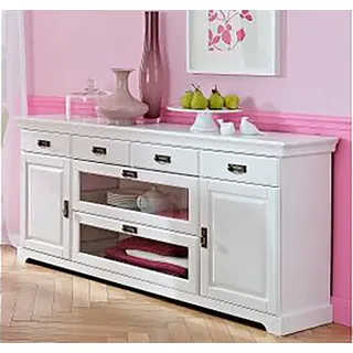 Home affaire Sideboard »Rügen« Kommode aus massiver Kiefer, FSC®, Breite 145 oder 180 cm, weiß