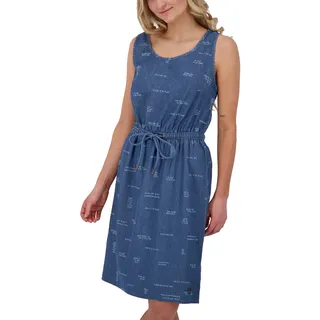 Alife and Kickin Damen DojaAK Dress Jerseykleid Kleid, Dark Denim, XS