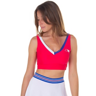 Dylow Damen Top Chuchoter Sport-BH, Blickdicht, Sandia, S-XL