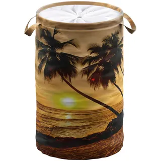 Sanilo Wäschekorb »Summer« 60 Liter, faltbar, mit Sichtschutz, orange