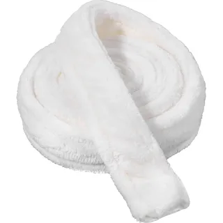 Oruola Bademantel Gürtel Weiß,Plüsch Bademantel Gürtel Ersatz,Weicher Flanell Hotelqualität,180 cm Länge,4.5 cm Breite,Unisex,für Schlafanzug und Bademantels,Maschinenwaschbar