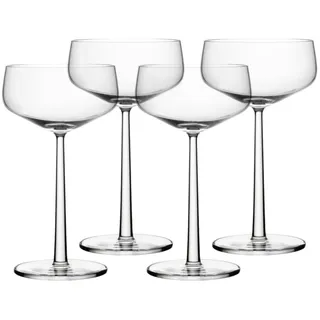 Iittala Essence Cocktailschale 4 Stück aus Glas hergestellt, Fassungsvermögen: 310 ml, Maße: 9,9 x 17,8 cm, 1052711