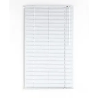 Blindecor Aluminium venezianisch mit Lamelle, Metall, Weiß, 90X180 cm