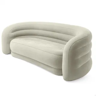 Intex Couch Viskose 2-Sitzer Grau