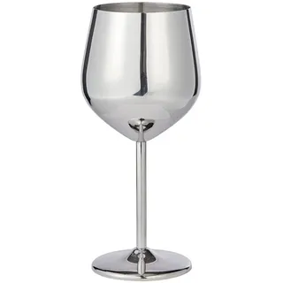 Butlers Weinglas Manhattan Lounge 400 ml , Silberfarben , Metall , Gläser, Weingläser