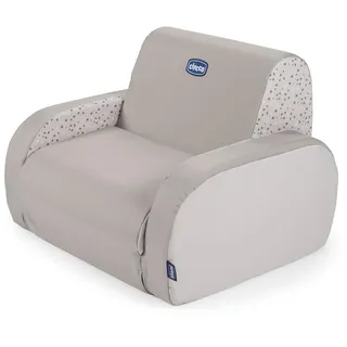Chicco Kindersessel Twist, Kindersessel ab 1 Jahr, umbaubar in Liege und Sofa, Mit 3 Konfigurationen, bequem und leicht, umbaubar mit 1 Geste, Für Kinder ab 12 Monaten, Relaxsessel fürs Kinderzimmer