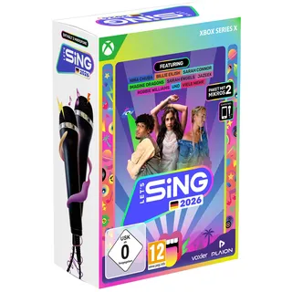 Ravenscourt Spielesoftware "Let’s Sing 2026 German Version (+ 2 Mics] Xbox Series X,