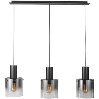 Dieter Knoll Hängeleuchte , Schwarz , Metall, Glas , 20x120x90 cm , Lampen & Leuchten, Innenbeleuchtung, Hängeleuchten, Pendelleuchten