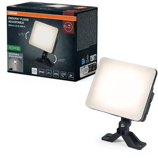 Osram Außenstrahler Aluminium 16,0 cm Schwarz