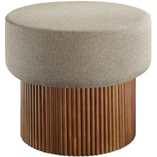 SalesFever Hocker Ilovik mit abnehmbarer Sitzfläche 50 x 43 x 50 cm Braun