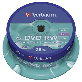 Verbatim DVD-RW 4,7GB 4x 25 St.