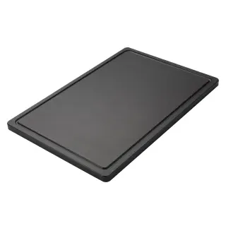 Haug Schneidebrett groß, 60 x 40 cm , Polypropylen, antibakteriell, Farbe: schwarz