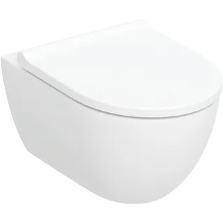 Geberit Acanto Wand-WC mit WC-Sitz Weiß KeraTect