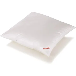 PARADIES Kissen 80x80 cm Softy medium Bio, Kopfkissen mit Reißverschluss
