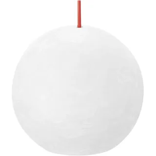 Bolsius Rustik-Kugelkerze Shine 76 mm Wolkiges Weiß