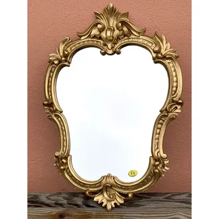 artissimo Barock Wandspiegel Antik Oval Gold Retro Spiegel Flurspiegel 50X35 Badspiegel c444 Neu
