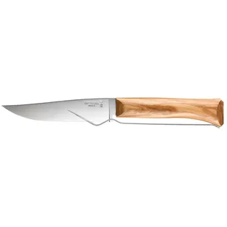 Opinel Käsemesser und Gabel aus Olivenholz und Edelstahl, 10000544, Holz