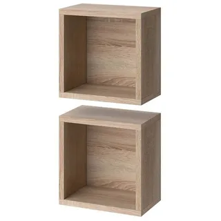 Vicco Wandregal Badregal Regalfach Senyo Sonoma 25 x 25 cm 2er Set