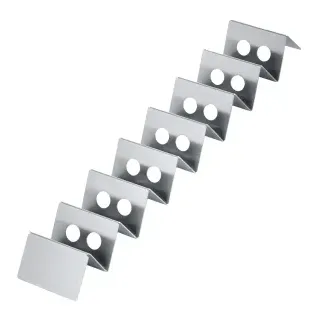 Neumärker Manufaktur Snackwelle Brötchenhalter Edelstahl, Brötchenständer mit Platz für bis zu 7 Brötchen, Maße: 560 x 85 x 50 mm