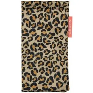 Weiches, flexibles Brillenetui Leo Easy, selbstschließend, Mikrofaser, 9 x 17,5 cm