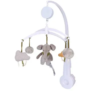 Sterntaler Baby Unisex Mobile Baby Baby Mobile Elefant Eddy - Windspiel, Babybett Spielzeug, Babymobile - grau