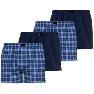 Götzburg Webboxer »Web-Boxershorts 4er Pack blau