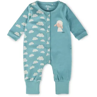 Sigikid Unisex Baby Overall Nachtwäsche Kleinkind-Schlafanzüge, Türkis, 80