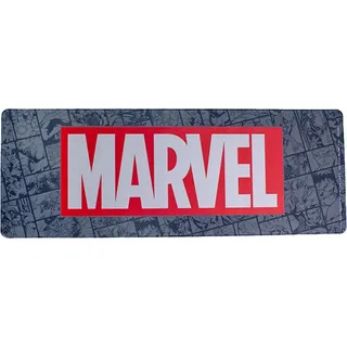 Paladone PP9519MC Schreibtischunterlage mit Marvel-Logo - Schwarz