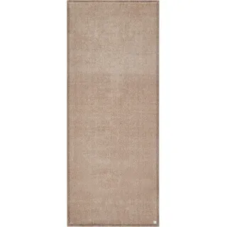 Barbara Becker Fußmatte Gentle, Schmutzfangmatte waschbar, für Eingangsbereich und Wohnungstür, Fußabstreifer Innen, Türmatte, Taupe 67 x 170 cm