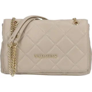 Valentino Ocarina Umhängetasche Kunstleder Beige/Weiß