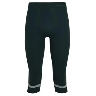 Falke Herren Baselayer-Hose Warm 3/4 M Ti Funktionsmaterial schnelltrocknend 1 Stück, Grün Holly 7385, L