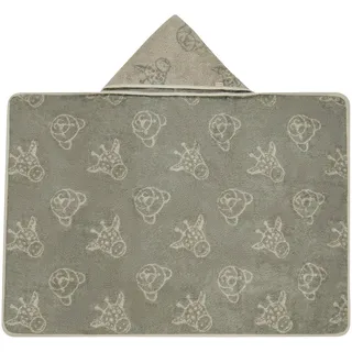 Sterntaler Baby Kapuzenbadetuch 100x70cm Löwe Leo – Rechteckiges Badetuch aus weicher, saugfähiger Baumwolle – Süße Stickerei auf der Kapuze, Ocker