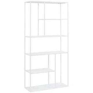 [en.casa] Standregal 90 x 30 x 188 cm Weiß