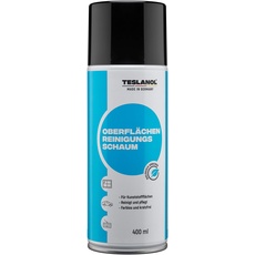 TESLANOL 26012 Reinigungsschaum für Kunststoff Oberflächen Kunststoffreiniger / Reinigungsmittel / Sprühreiniger Pflege für Auto Haus & Garten / Schaumreiniger / 400ml