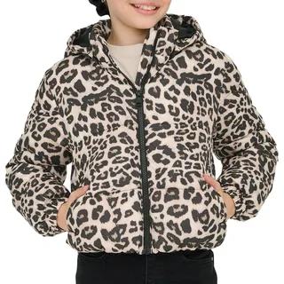 Only & Kids Damen Kogdalia Sht Puffer AOP Jacket OTW Noos, Silver Mink, Numeric_158