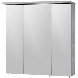 Schildmeyer Spiegelschrank 128522, steingrau, 70,5 x 16 x 72,5 cm
