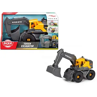 DICKIE Toys Volvo Bagger 26 Cm Grau Kinder Grau One Size - Grau