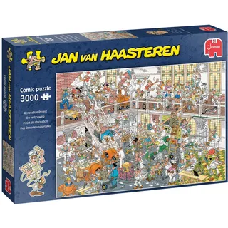 JUMBO Spiele Jan van Haasteren - Die Renovierung - 3000 Teile Puzzle