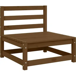 VidaXL 805723, Braun, Holz, Stoff, Polyester, Erwachsene & Kinder, 700 mm, 700 mm, 670 mm - Braun