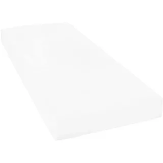 5007 Mako-Feinjersey 180 x 200 - 200 x 200 cm weiß