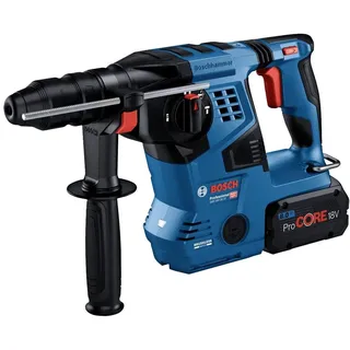 Bosch GBH 18V-28 CF inkl. Tiefenanschlag, Seitengriff, Bohrer-/Meißelfett, Transportkoffer