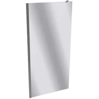 HÜPPE Xtensa pure Seitenwand, für L-Lösung/U-Kabine, B 1000mm, H 2000mm, XT1809069381, Duschkabine: Profilfarbe silber hochglanz Glas ESG Spiegelglas mit ANTI-PLAQUE
