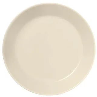 Iittala Teema Teller aus Porzellan in der Farbe Leinen mit einem Durchmesser von 17 cm, Maße: 17,5cm x 17,5cm x 2,6cm, 1059146