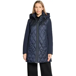 Betty Barclay Outdoorjacke mit abnehmbarer Kapuze in Dunkelblau | Gr.: 46