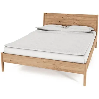 byoak Bettgestell INA 200x220 Wildeiche , Holz , Kerneiche , 200x220 cm , Schlafzimmer, Betten