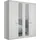 Drehtürenschrank Göteborg 197,3 x 216 x 58 cm Weiß