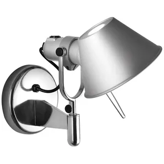 Wandleuchte Tolomeo Faretto Artemide grau, Designer de Lucchi & Fassina, 23 cm