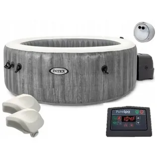 Intex PureSpa Bubble Massage 196 x 71 cm Grau
