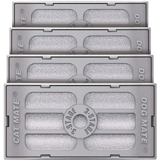 Bild Kerbl 3-Stufen Ersatzfilter für Trinkbrunnen Cat Mate Muschel-Trinkbrunnen Filter Cartridges grau 4 Stück (1er Pack)